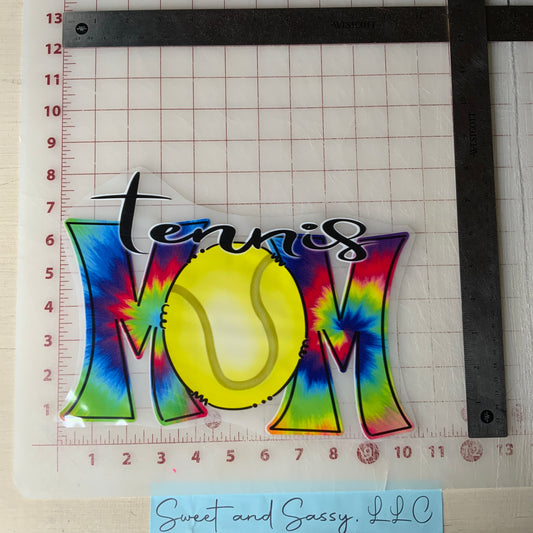 Tennis Mom DTF Transfer Design