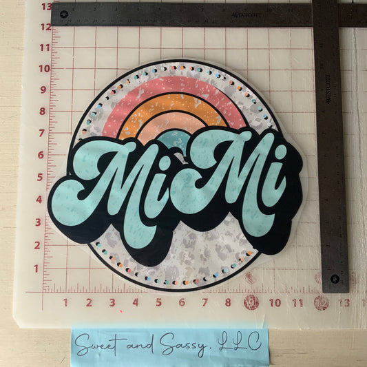 Mimi Rainbow DTF Transfer Design