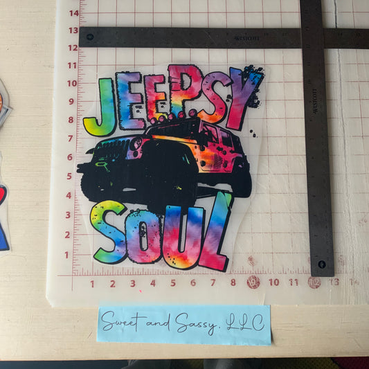 JEEPSY SOUL DTF Transfer Design