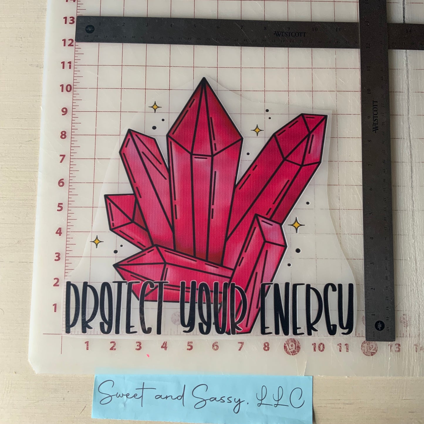 Protect your energy DTF Transfer Design