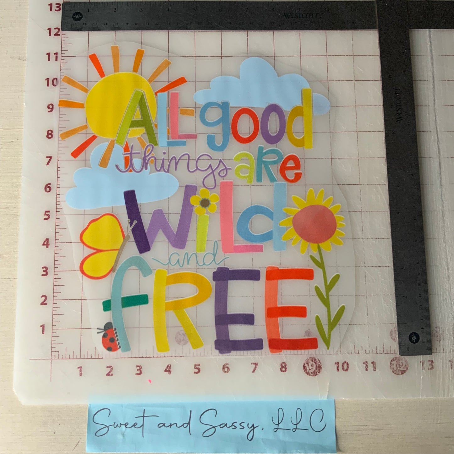 Wild and free DTF Transfer Design