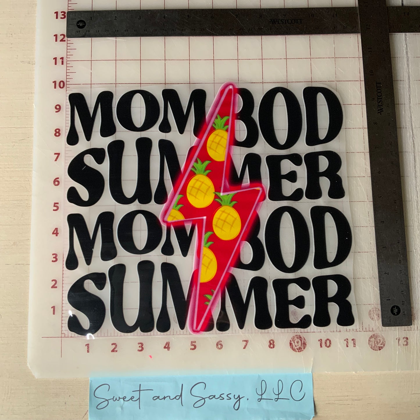 MOM BOD SUMMER DTF Transfer Design