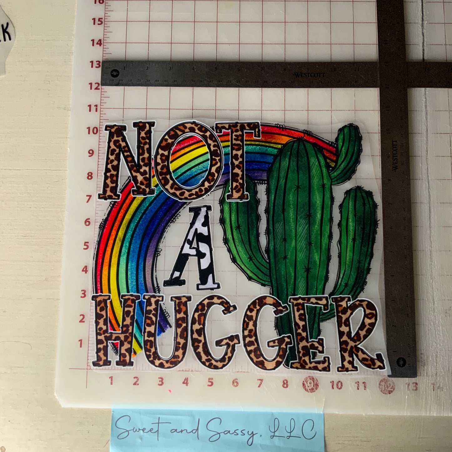 Not a Hugger DTF Transfer Design