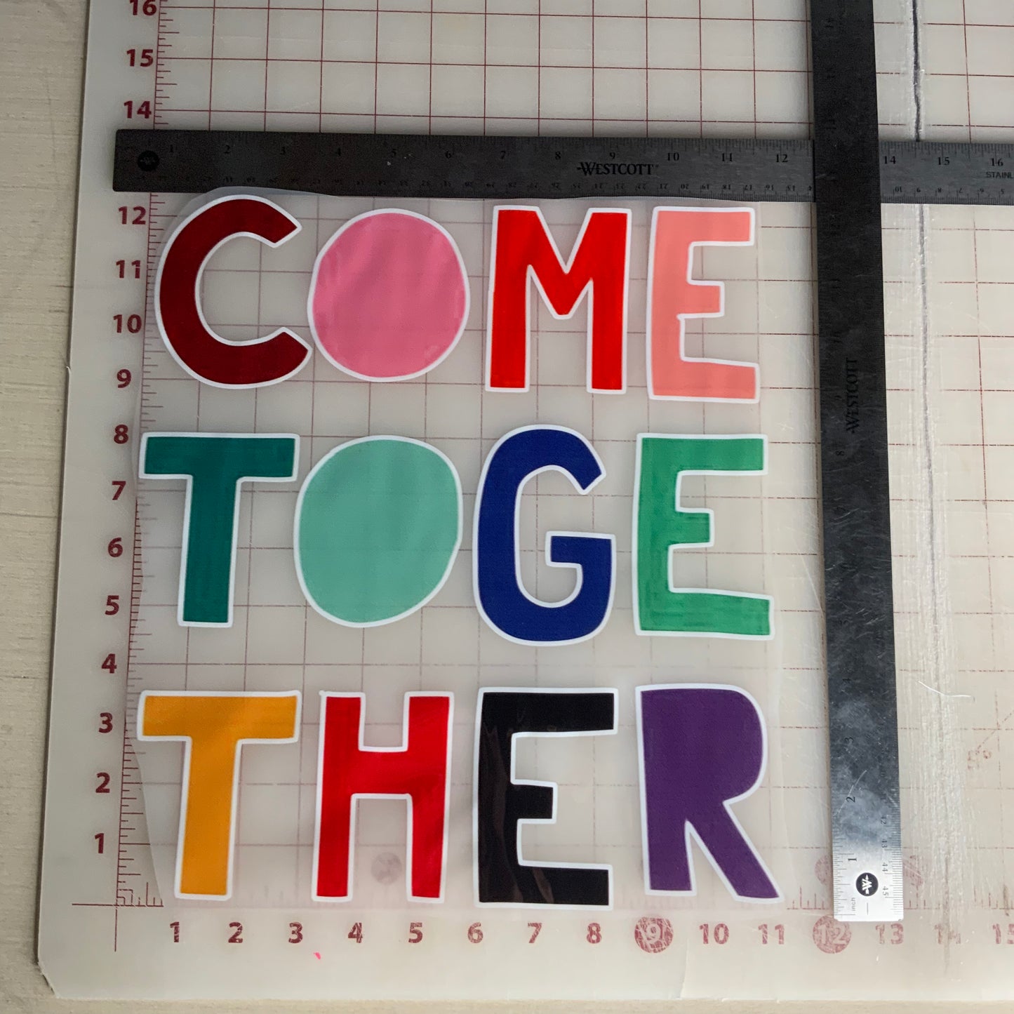 COME TOGETHER DTF Transfer Design