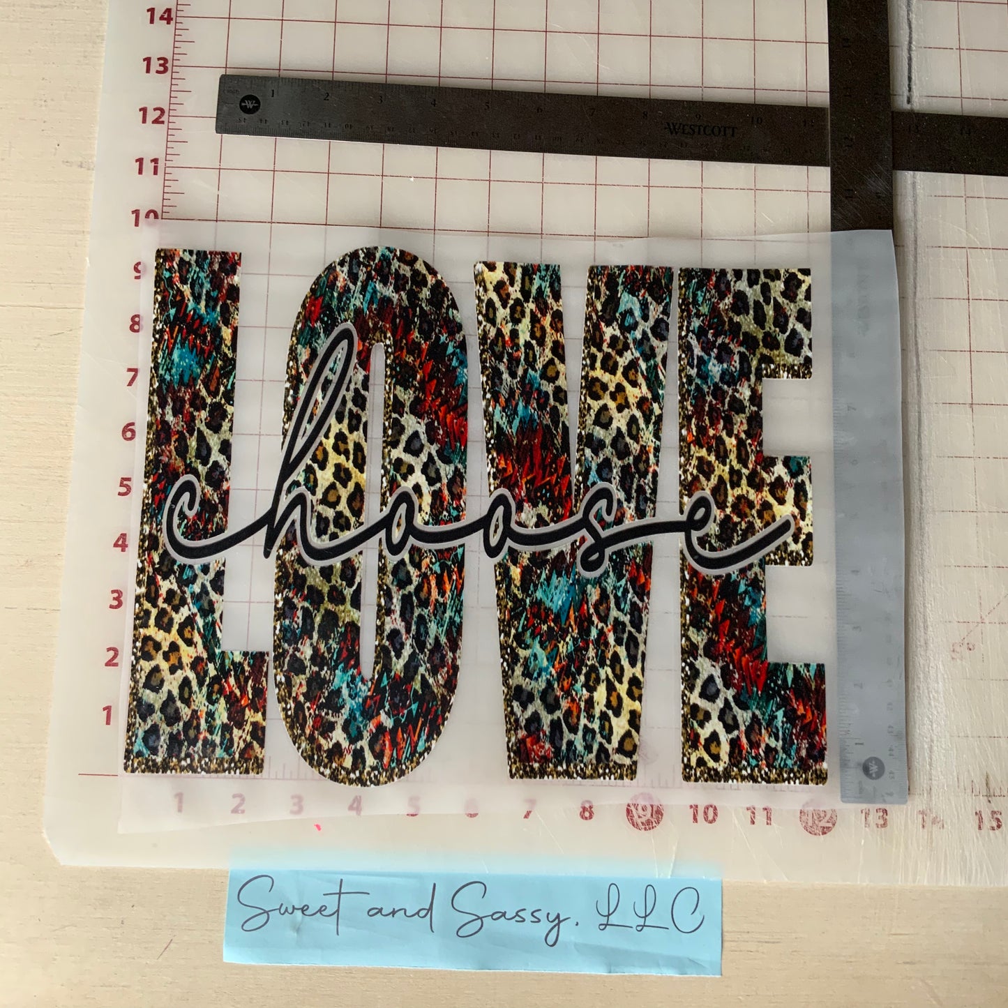 Choose LOVE DTF Transfer Design
