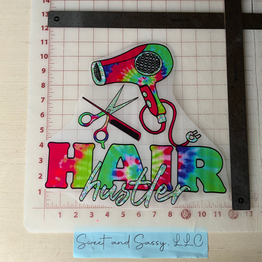 Hair Hustler DTF Transfer Design