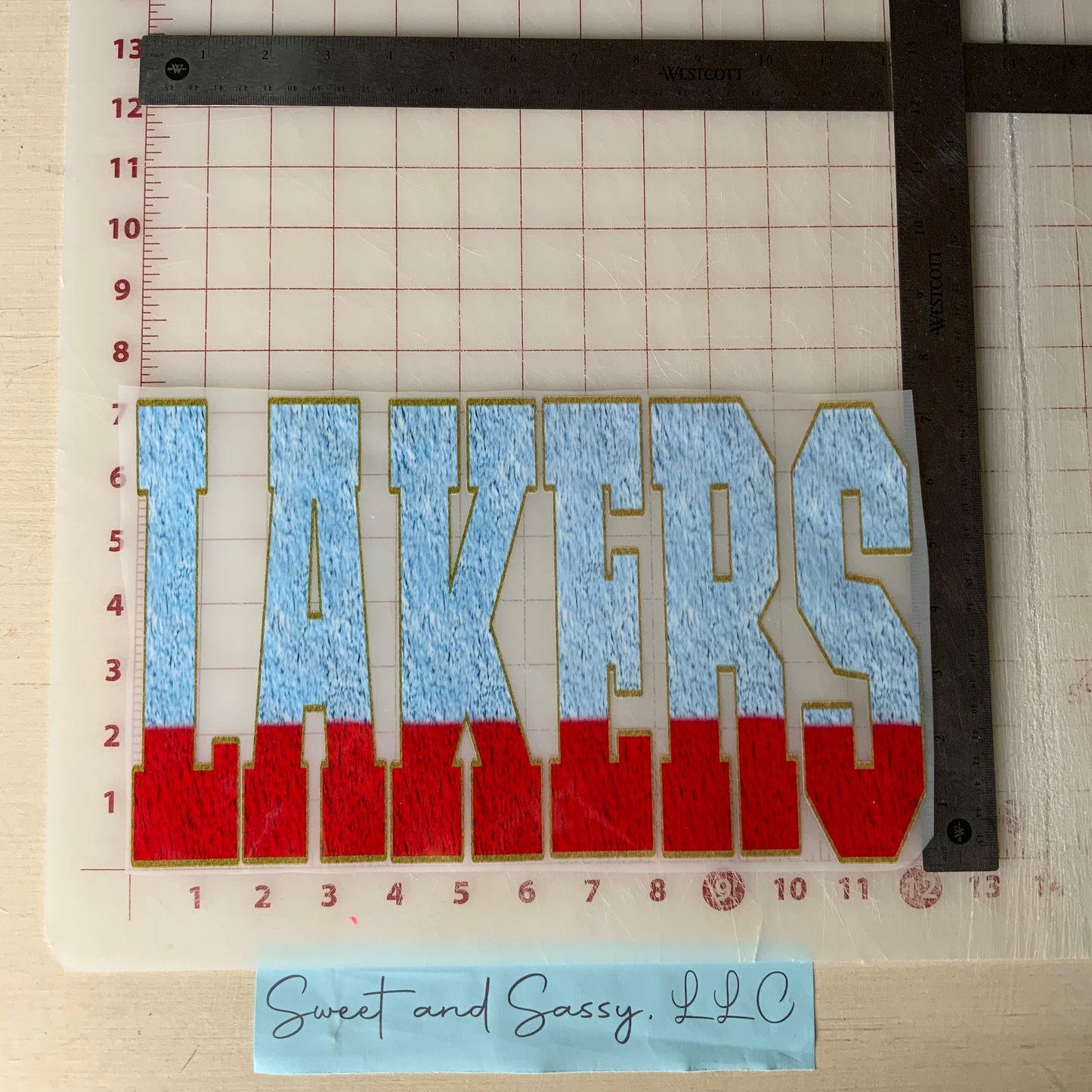 LAKERS DTF Transfer Design