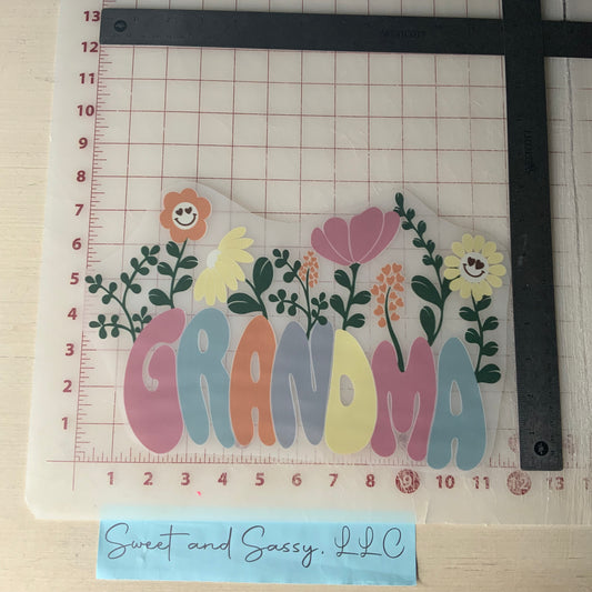 Grandma DTF Transfer Design