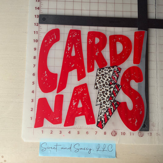 CARDINALS LB DTF Transfer Design