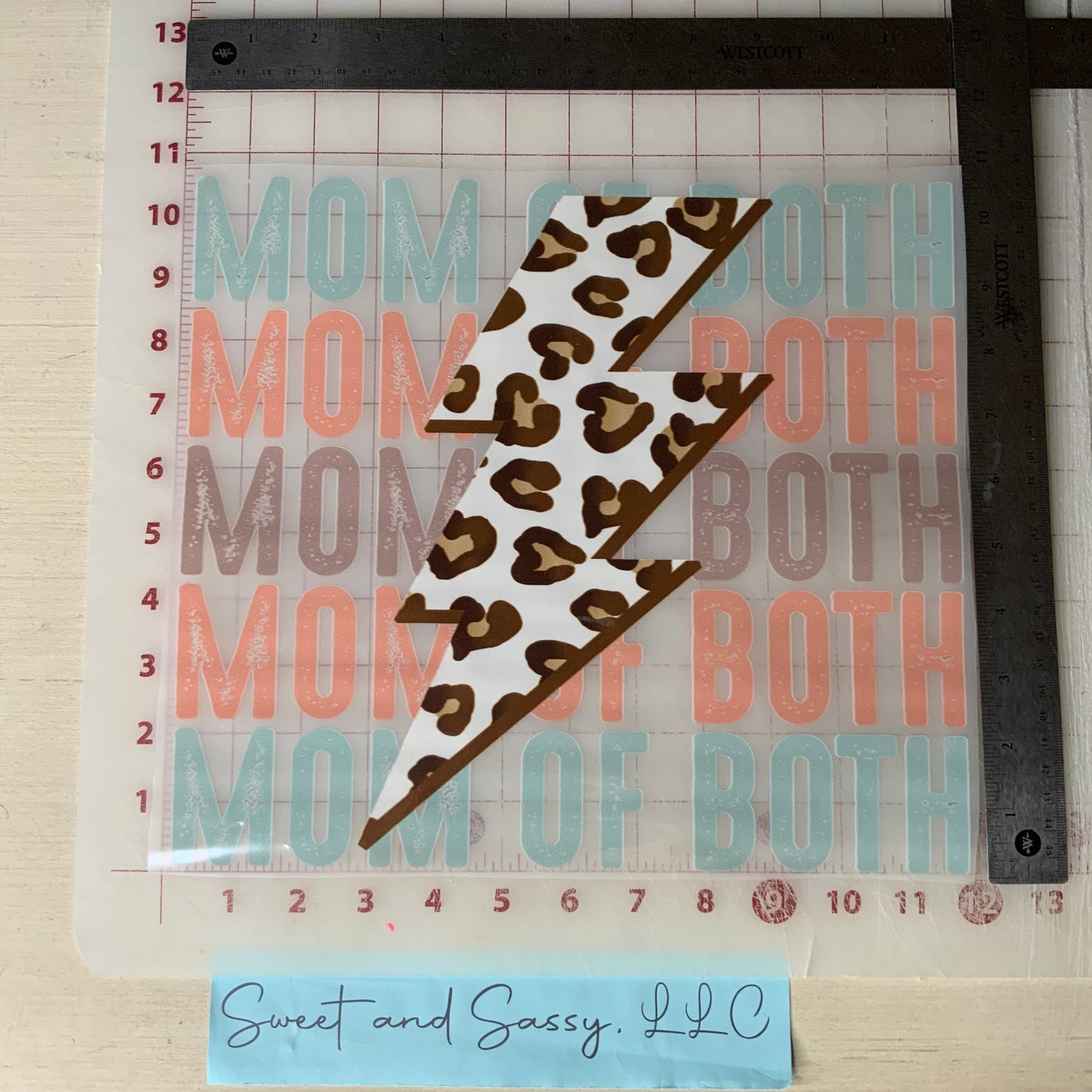 MOM OF BOTH DTF Transfer Design