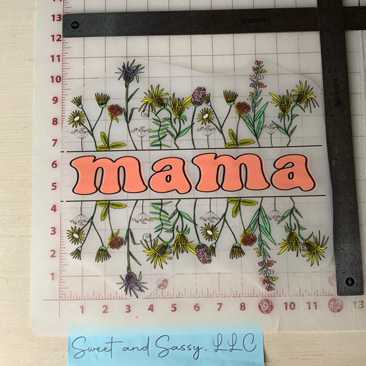 MAMA DTF Transfer Design