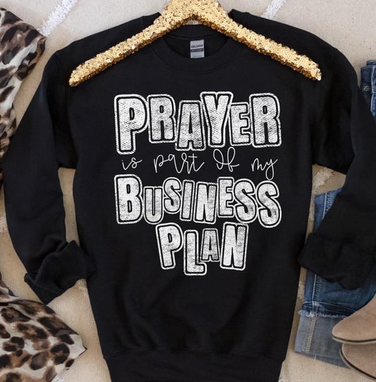 Prayer is part of my Business Plan DTF Transfer Design
