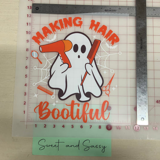 Making hair Bootiful DTF Transfer Design