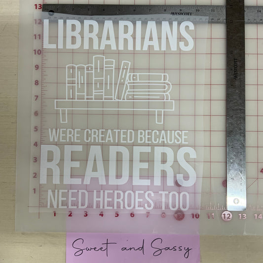 Librarians were created…DTF Transfer Design