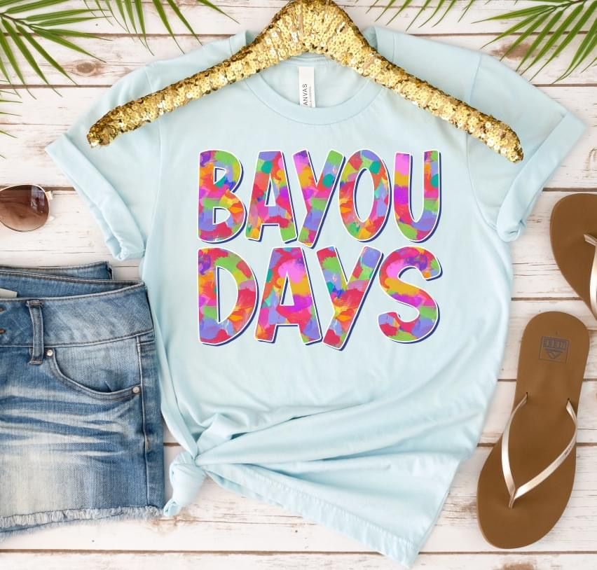 Bayou Days DTF Transfer Design Bev