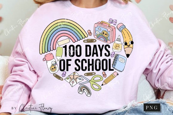 100 Days of school DTF Transfers Designs