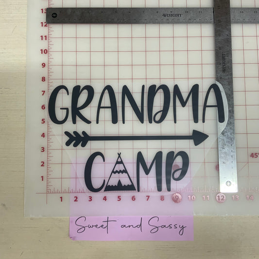 Grandma camp DTF Transfer Design