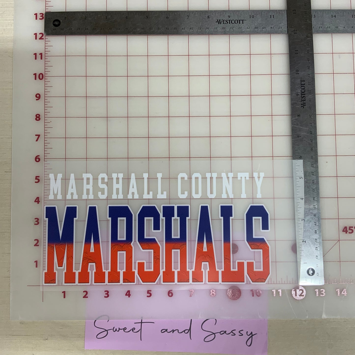 Marshall County Marshals DTF Transfer