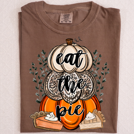 Eat the Pie  DTF Transfer Design