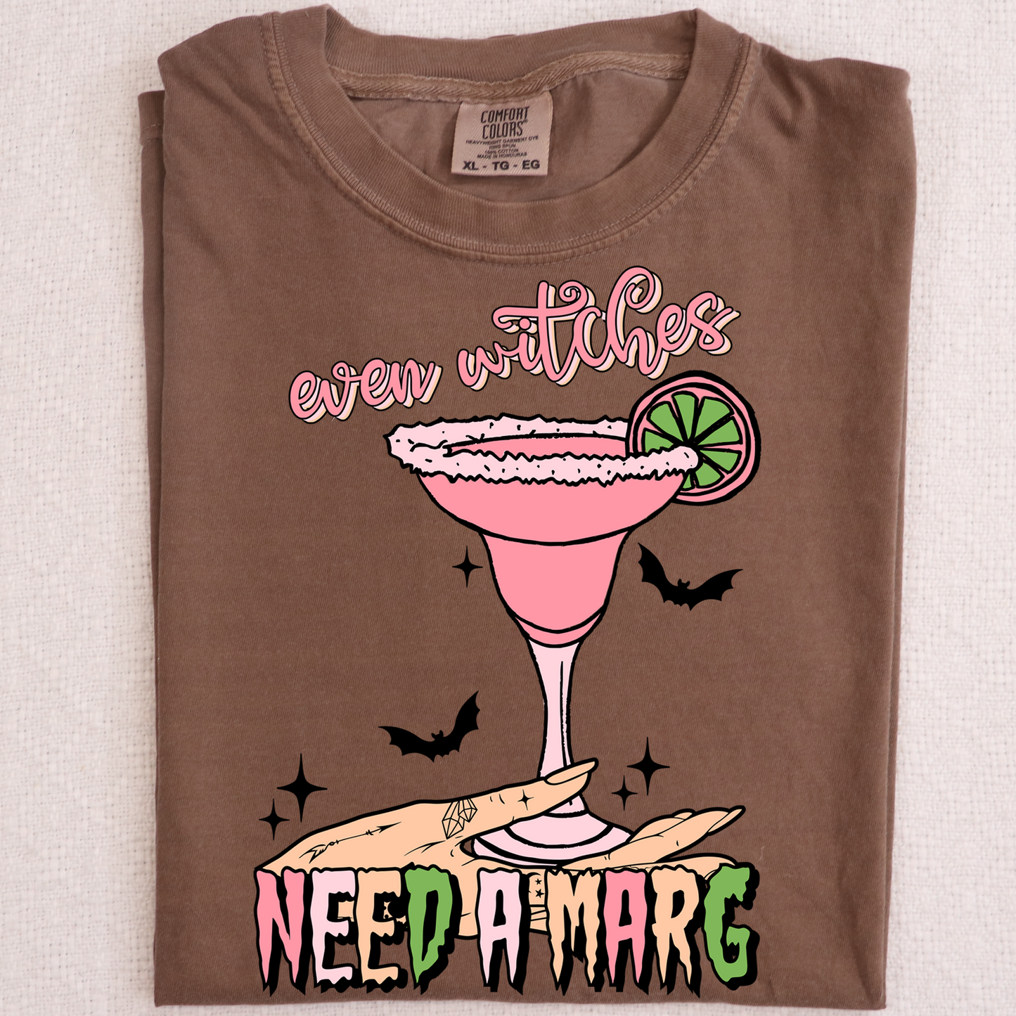 Even witches need a marg  DTF Transfer Design