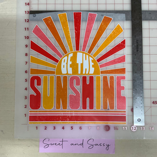 Be the Sunshine DTF Transfer Design