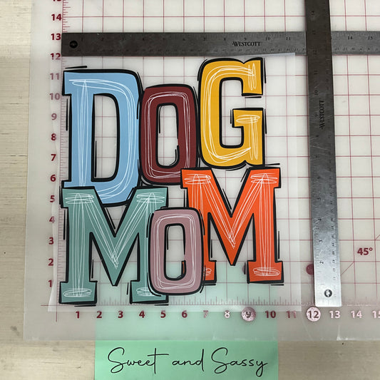 Boho Dog Mom DTF Transfer Design