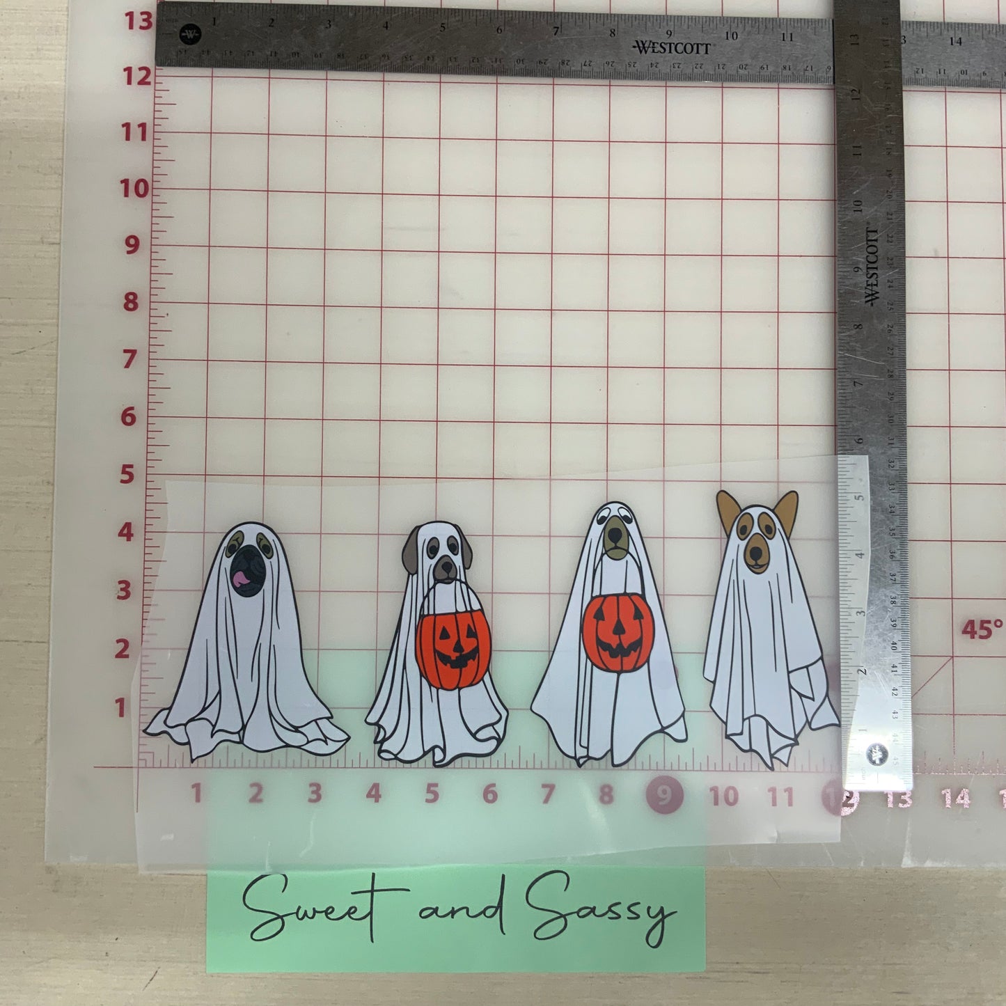 Ghost dogs DTF Transfer Design