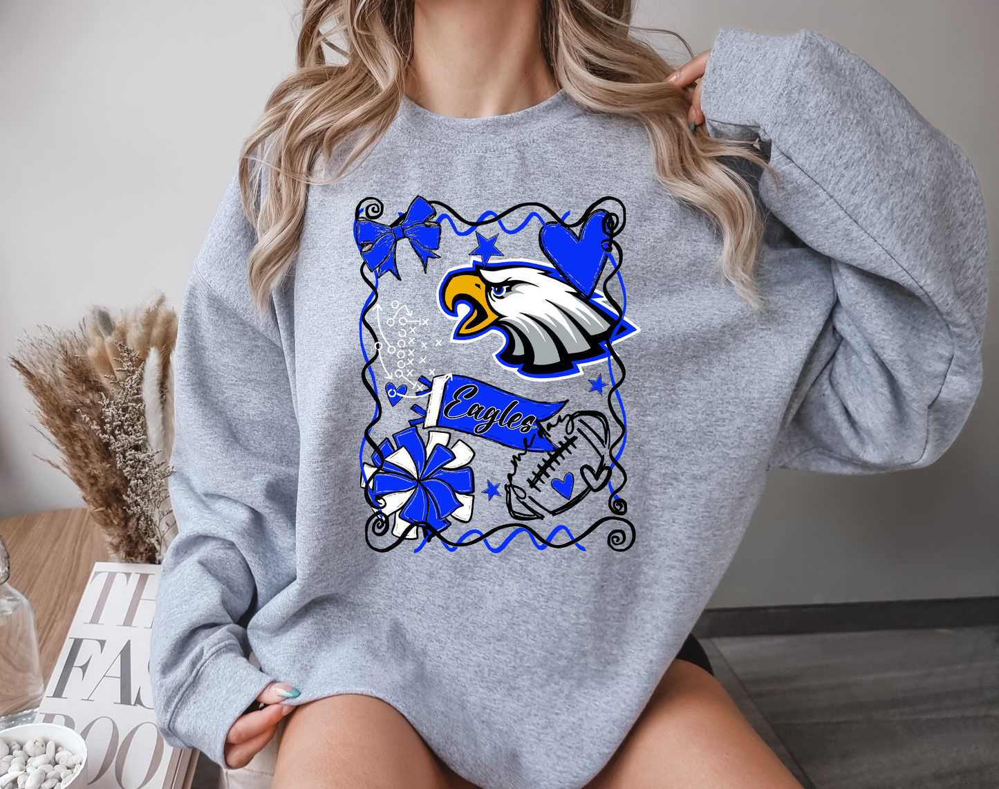 Football Mascot Collage DTF Transfer Design