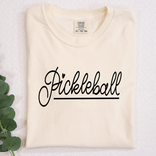 Hand Lettered Pickleball DTF Transfer Design