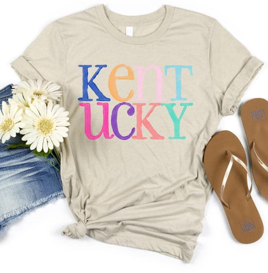 Kentucky Multi Color Font DTF Transfer Design