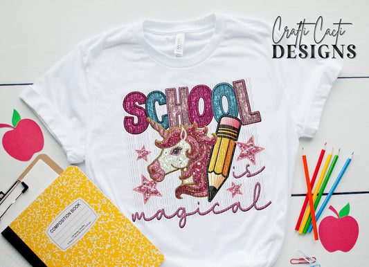 School Magical DTF Transfer Design