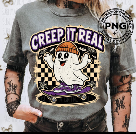 Creep it Real DTF Transfer Design