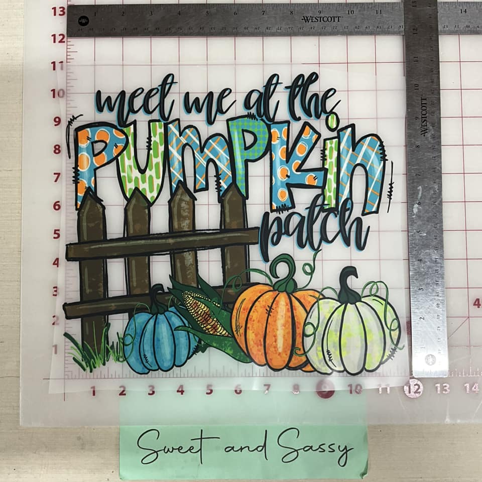 Meet me at the Pumpkin Patch DTF Transfer Design