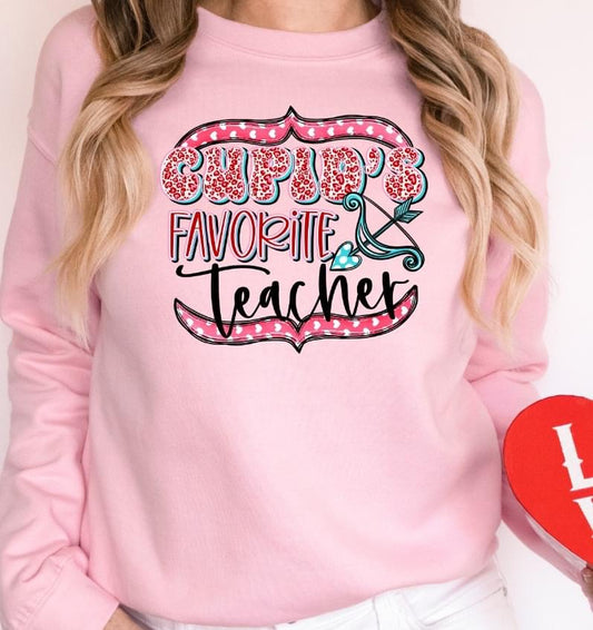 Cupid’s Favorite Teacher DTF Transfer Design