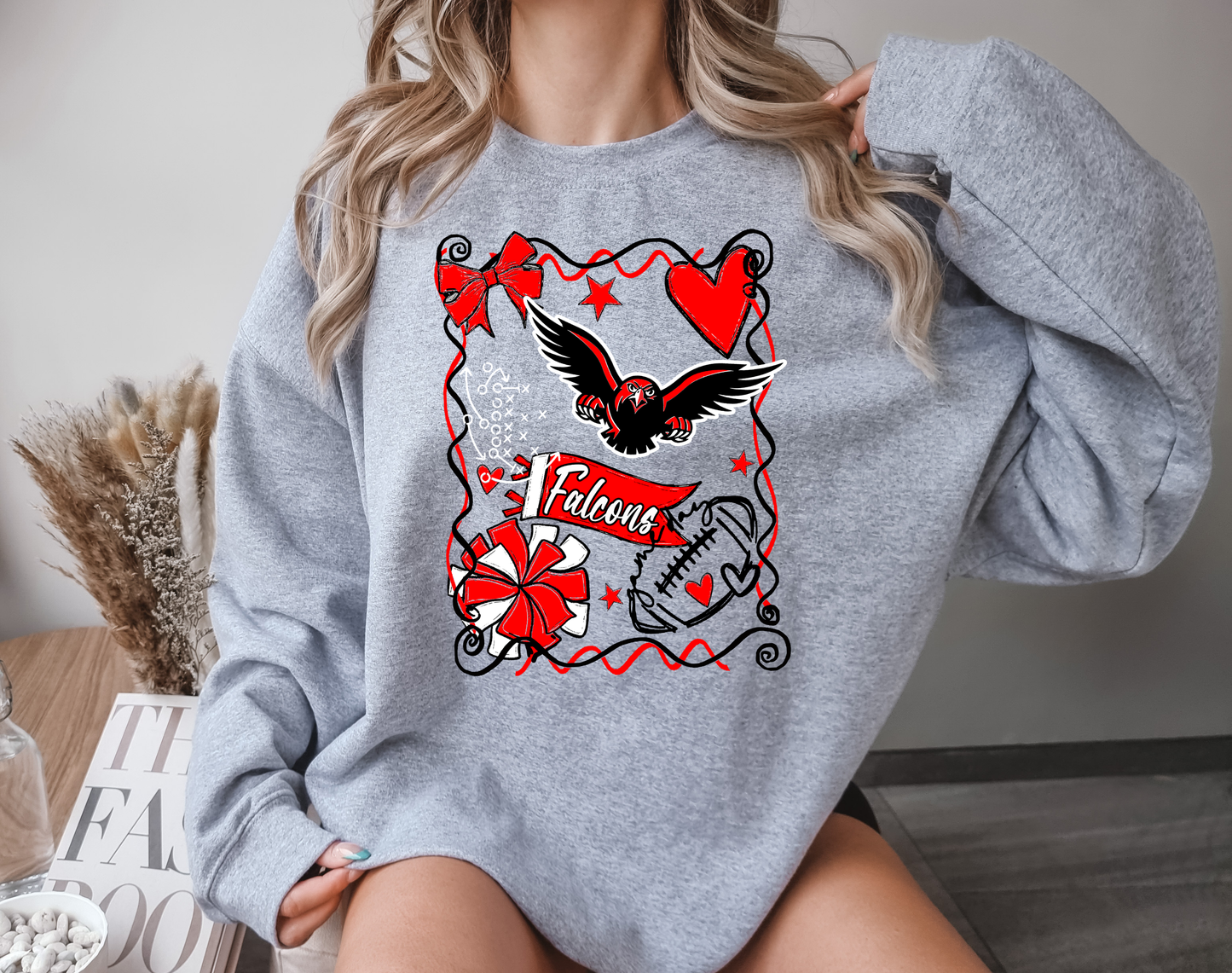 Football Mascot Collage DTF Transfer Design