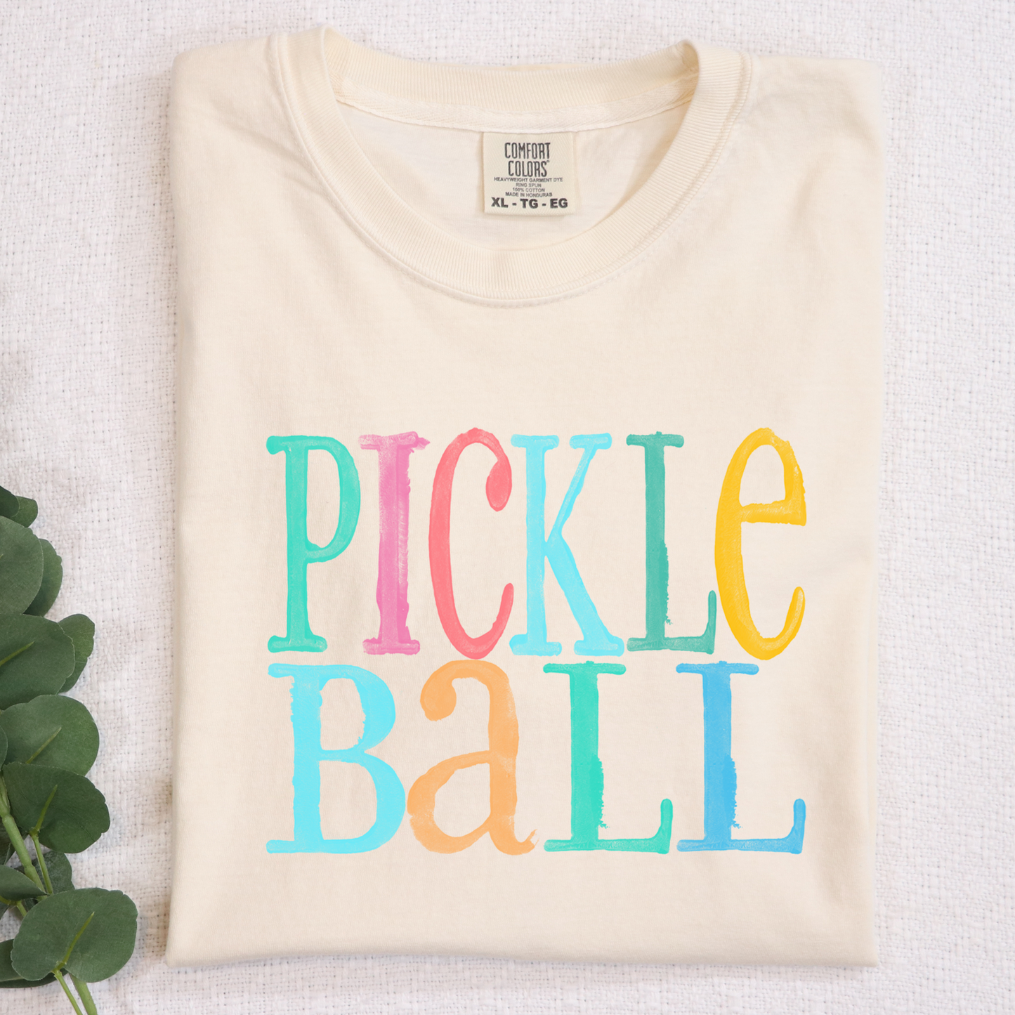 Watercolor Pickleball DTF Transfer Design