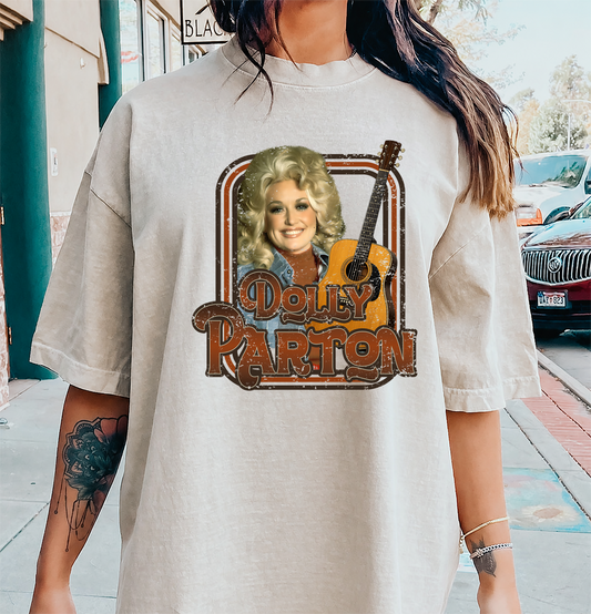 dolly Parton distressed