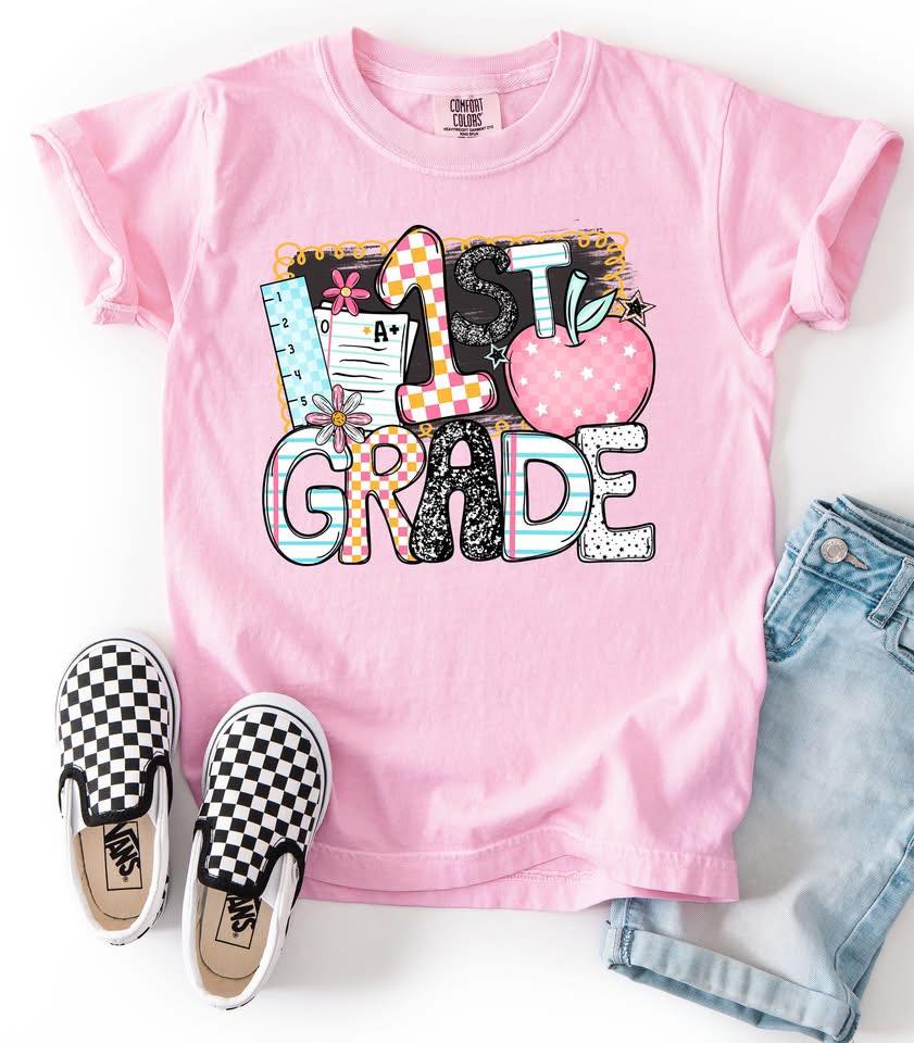 Back 2 School Grade DTF Transfer Design