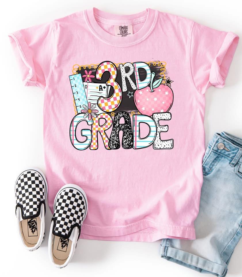 Back 2 School Grade DTF Transfer Design