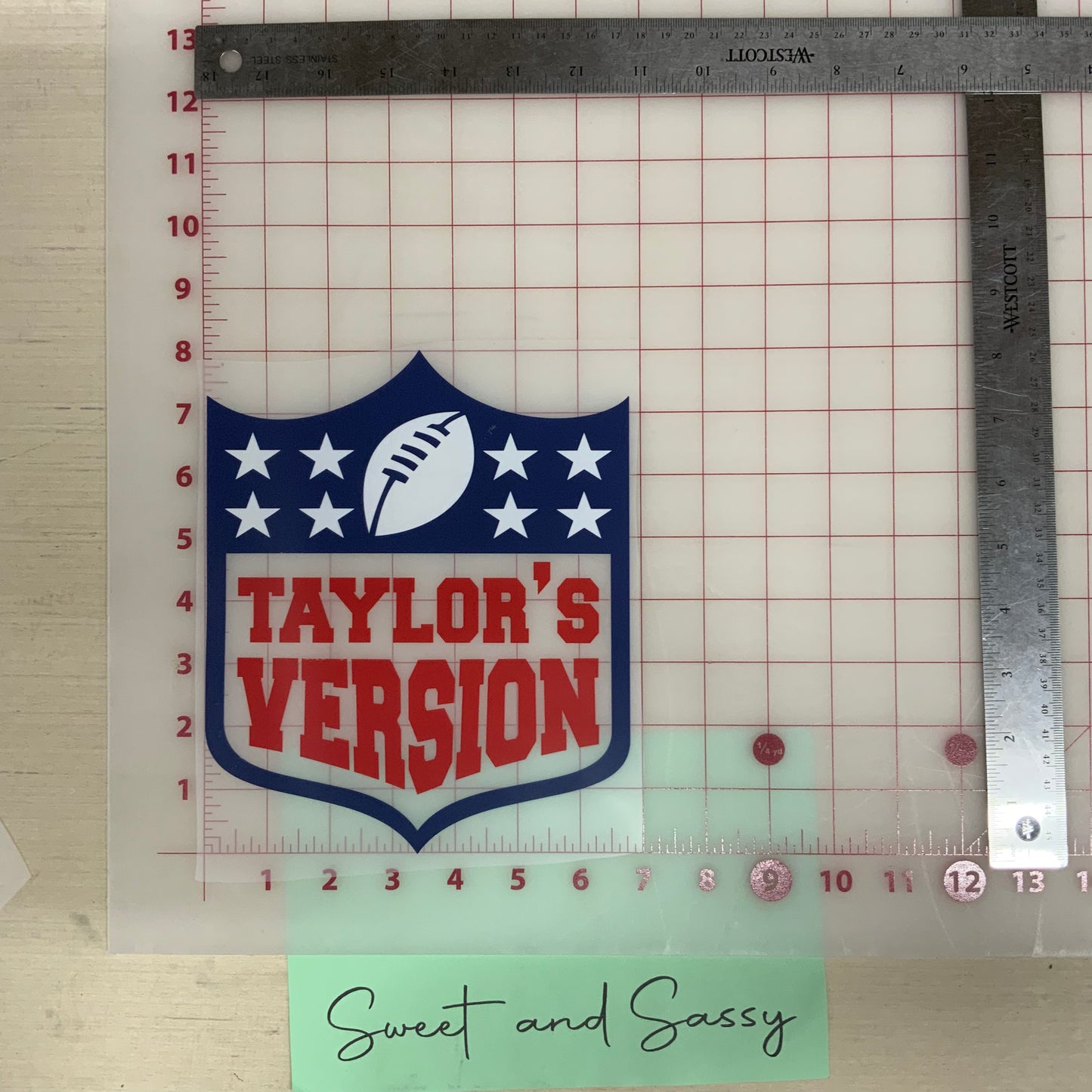 Taylor’s Version DTF Transfer Design