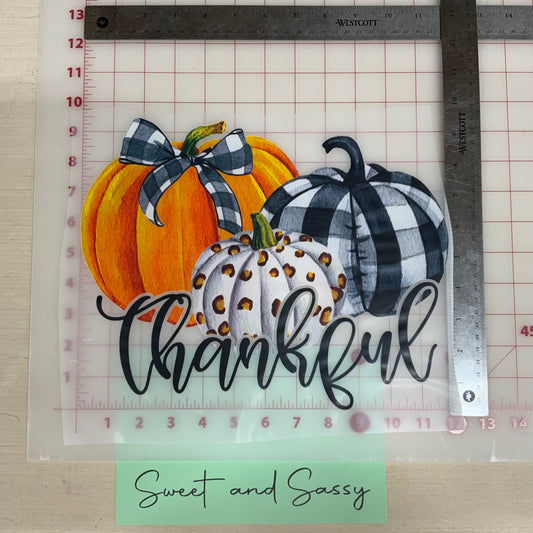 Thankful DTF Transfer Design