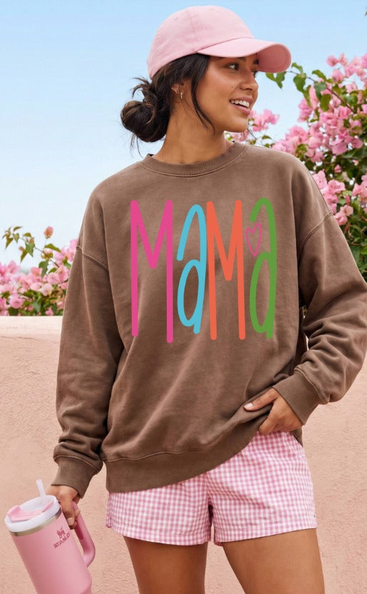 Mama lettering bright DTF Transfer Design