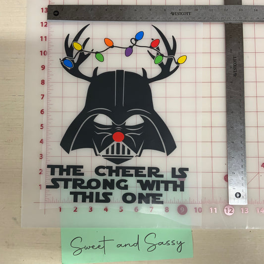 The Cheer is Strong with this One DTF Transfer Design