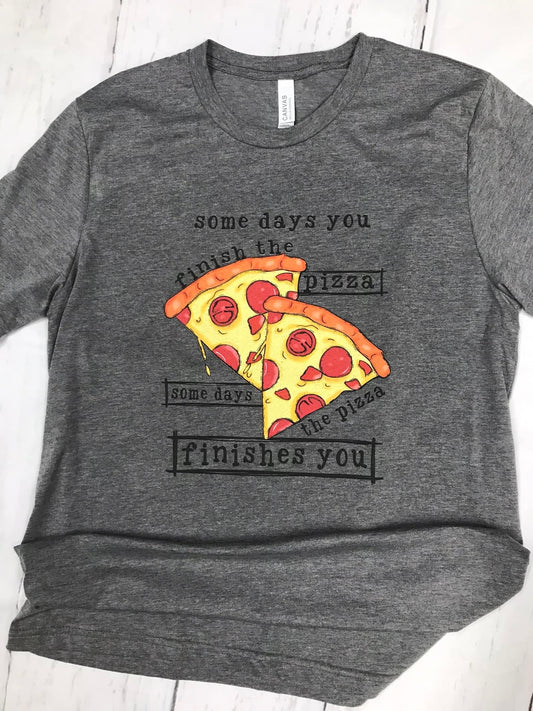 "Some Days you finish the Pizza…" DTF Transfer Design