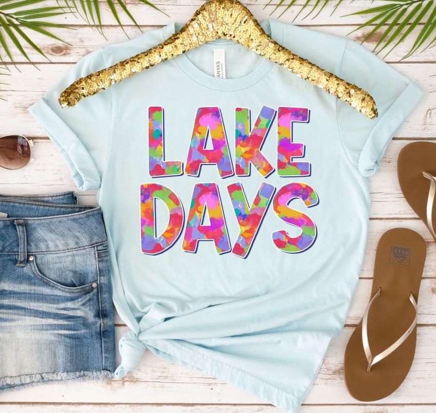 Lake Days DTF Transfer Design Bev