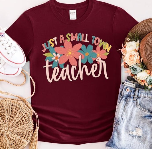 Just a small town teacher DTF Transfer Design