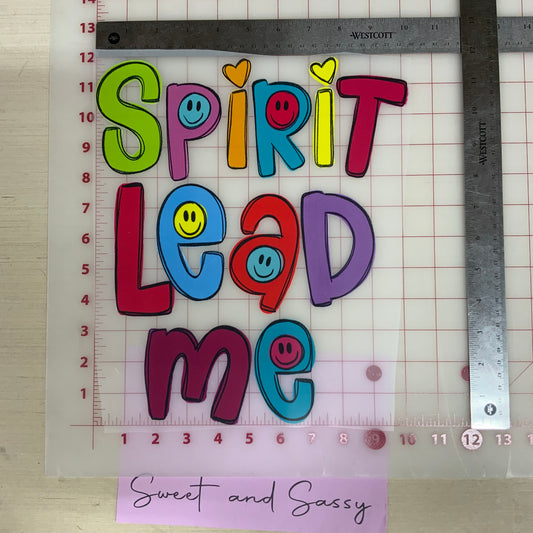 Spirit Lead Me DTF Transfer Design