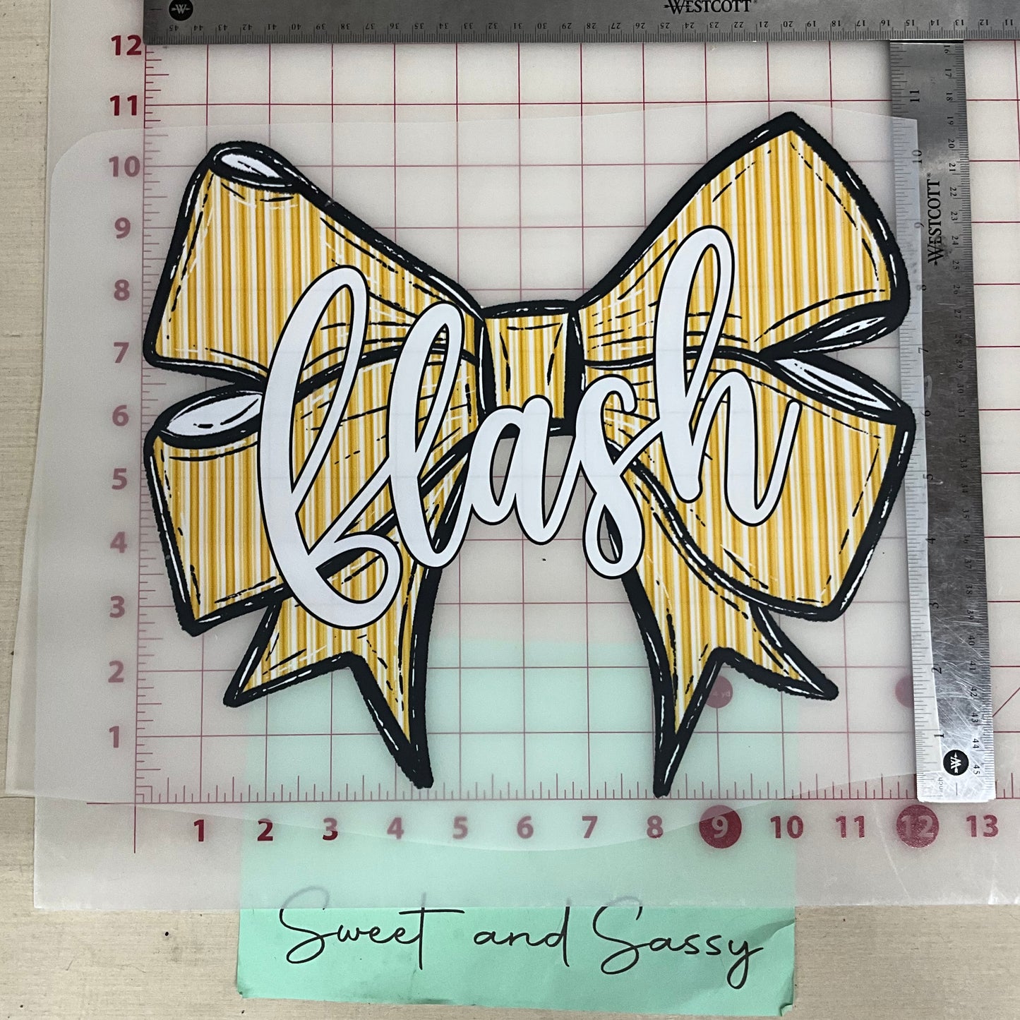 Prepster Bow School Mascot DTF Transfer Design