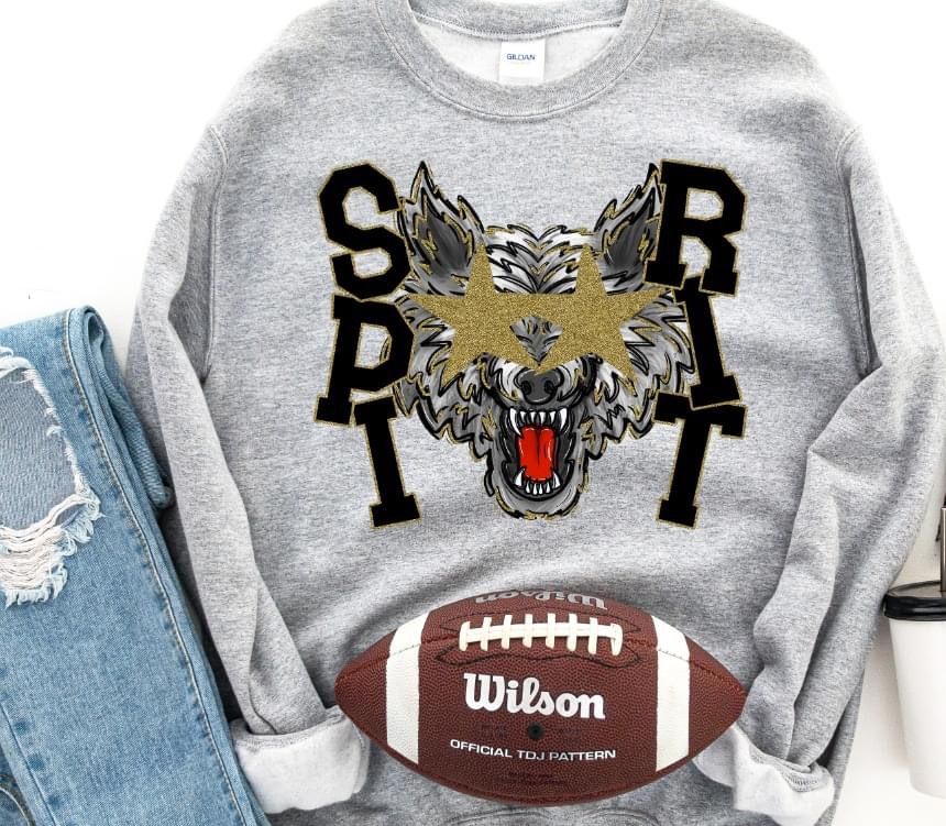 Starry Eyed Wolve Spirit DTF Transfer Bev