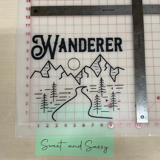 Wanderer DTF Transfer Design